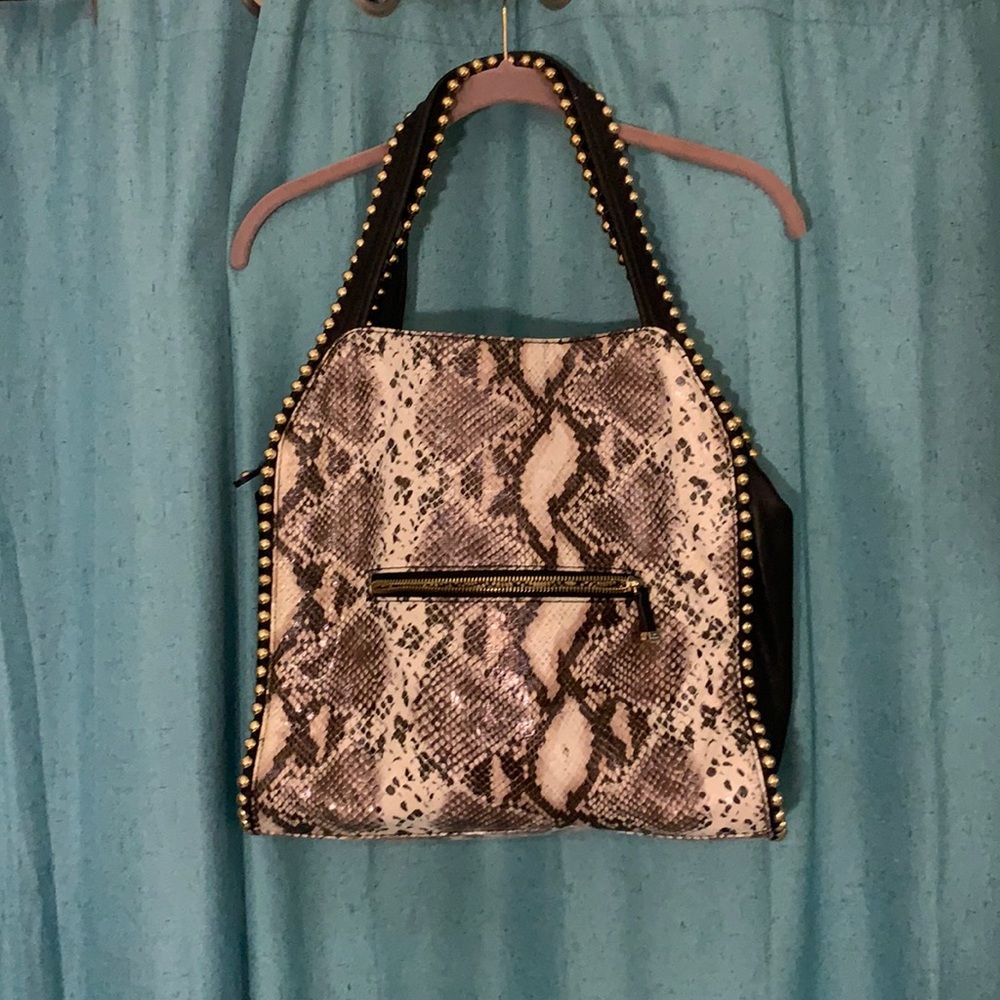 Big Buddha Snakeskin Style Shoulder Purse Bag
